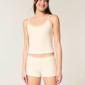 Gilly Hicks Waffle Lace Shortie Shorts